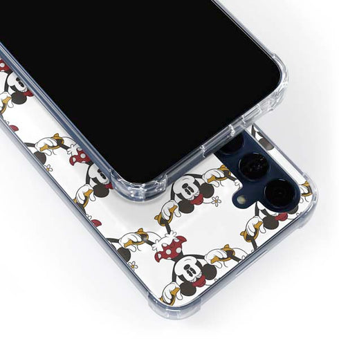 Disney Minnie Mouse Pattern Formation Galaxy A35 5G Clear Case