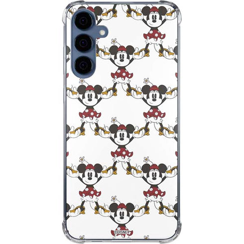 Disney Minnie Mouse Pattern Formation Galaxy A55 5G Clear Case