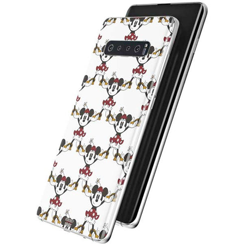 Disney Minnie Mouse Pattern Formation Galaxy S10 Plus Skin