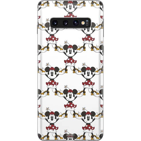 Disney Minnie Mouse Pattern Formation Galaxy S10 Skin