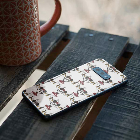 Disney Minnie Mouse Pattern Formation Galaxy S10e Skin