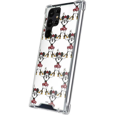 Disney Minnie Mouse Pattern Formation Galaxy S23 Ultra Clear Case