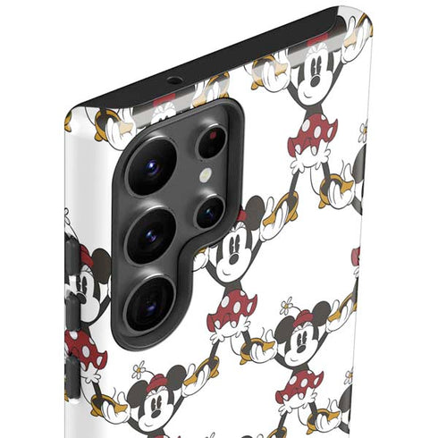Disney Minnie Mouse Pattern Formation Galaxy S23 Ultra Pro Case