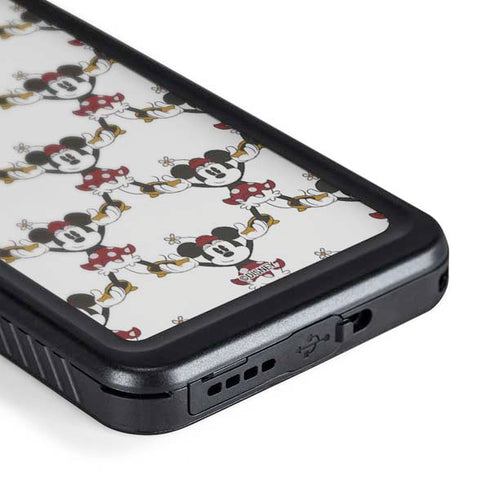 Disney Minnie Mouse Pattern Formation Galaxy S24 Plus Waterproof Case