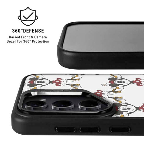 Disney Minnie Mouse Pattern Formation Galaxy S25 Ultra Kickstand Case