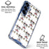 Disney Minnie Mouse Pattern Formation Galaxy S25 Clear Case