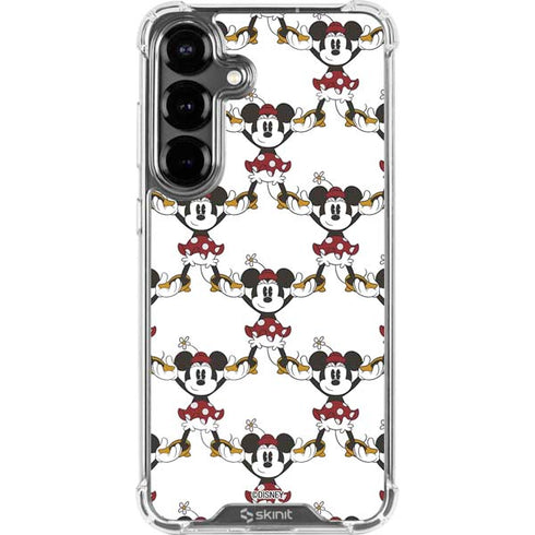 Disney Minnie Mouse Pattern Formation Galaxy S26 Clear Case
