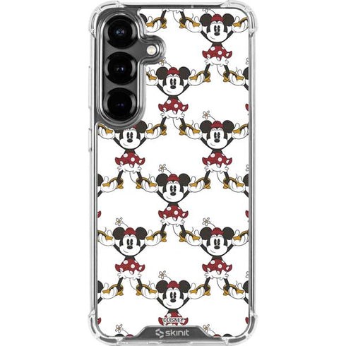 Disney Minnie Mouse Pattern Formation Galaxy S26 Plus Clear Case