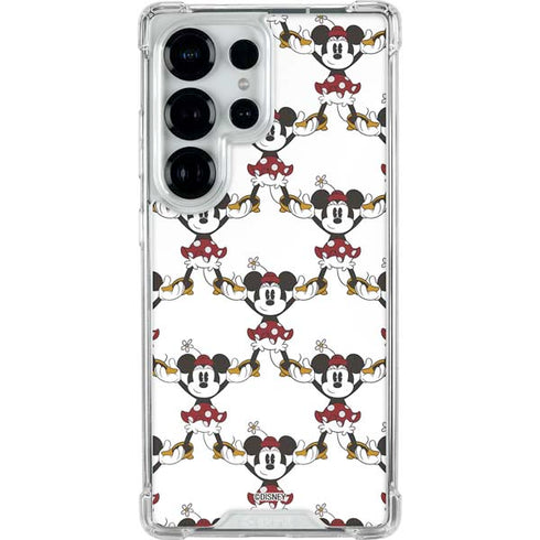 Disney Minnie Mouse Pattern Formation Galaxy S26 Ultra Clear Case