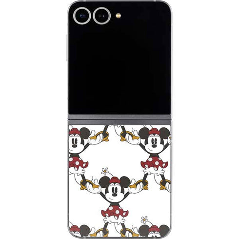 Disney Minnie Mouse Pattern Formation Galaxy Z Flip6 Skin