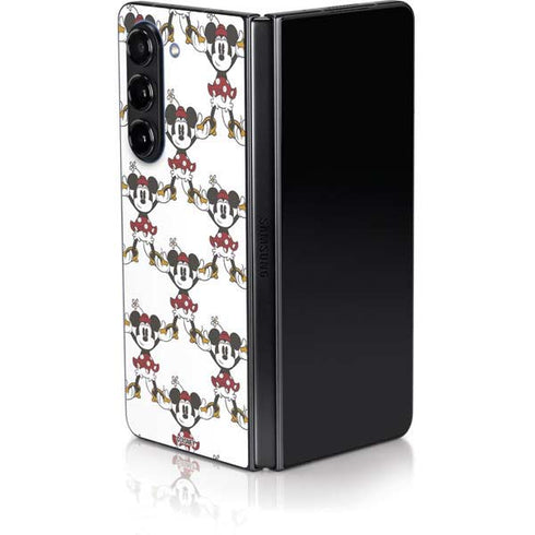Disney Minnie Mouse Pattern Formation Galaxy Z Fold5 5G Skin