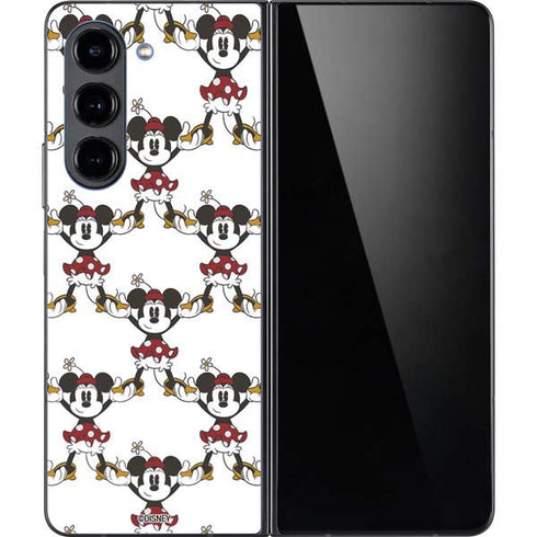 Disney Minnie Mouse Pattern Formation Galaxy Z Fold5 5G Skin