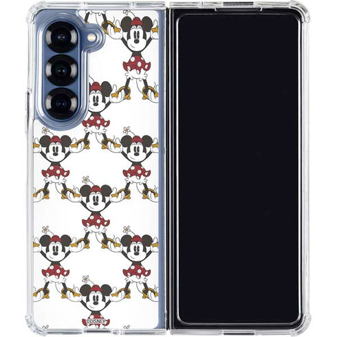 Disney Minnie Mouse Pattern Formation Galaxy Z Fold6 Clear Case