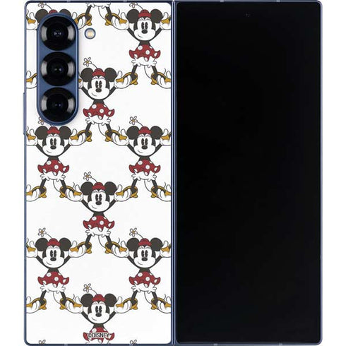 Disney Minnie Mouse Pattern Formation Galaxy Z Fold6 Skin