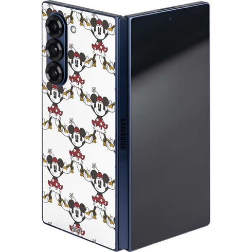Disney Minnie Mouse Pattern Formation Galaxy Z Fold6 Skin