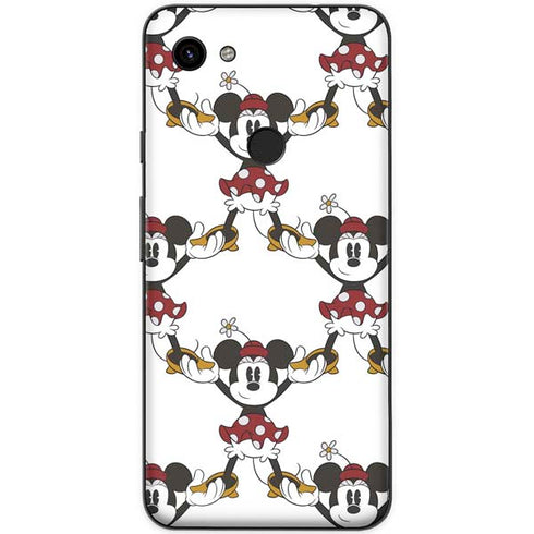 Disney Minnie Mouse Pattern Formation Google Pixel 3a XL Skin