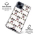 Disney Minnie Mouse Pattern Formation iPhone 15 Clear Case