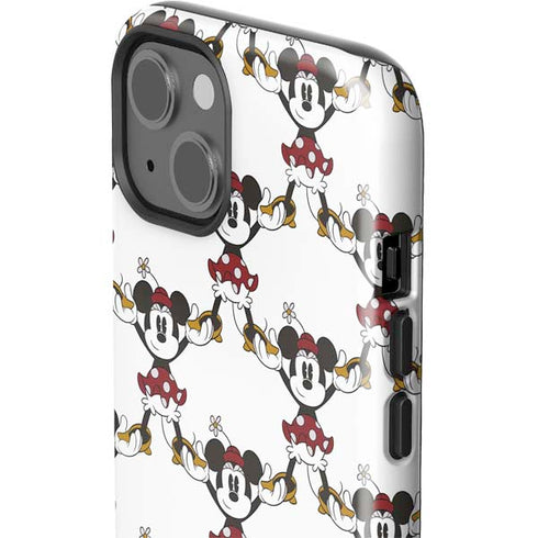 Disney Minnie Mouse Pattern Formation iPhone 15 Impact Case