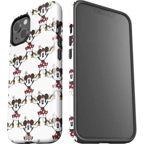 Disney Minnie Mouse Pattern Formation iPhone 15 Impact Case
