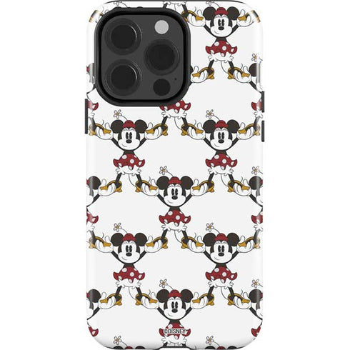 Disney Minnie Mouse Pattern Formation iPhone 15 Pro Impact Case