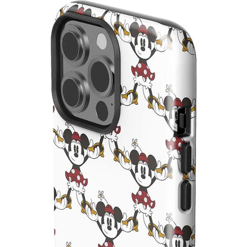 Disney Minnie Mouse Pattern Formation iPhone 15 Pro Impact Case