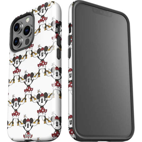 Disney Minnie Mouse Pattern Formation iPhone 15 Pro Impact Case