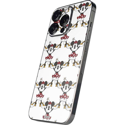 Disney Minnie Mouse Pattern Formation iPhone 15 Pro Max Skin