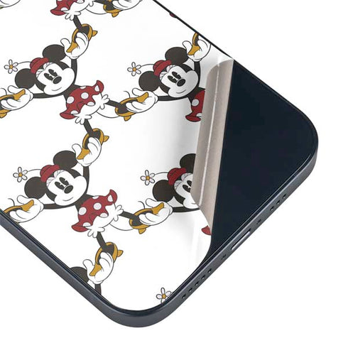 Disney Minnie Mouse Pattern Formation iPhone 15 Skin