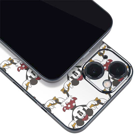 Disney Minnie Mouse Pattern Formation iPhone 15 Skin