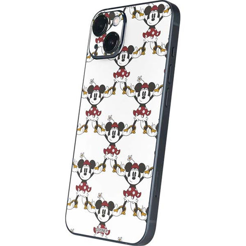 Disney Minnie Mouse Pattern Formation iPhone 15 Skin