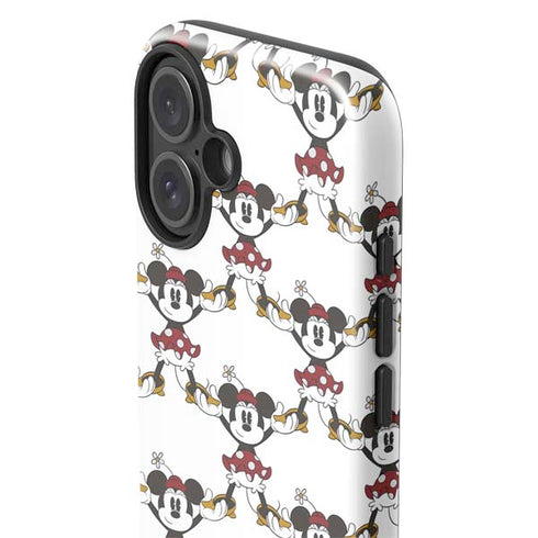 Disney Minnie Mouse Pattern Formation iPhone 16 Impact Case