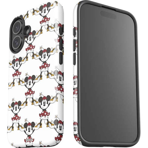 Disney Minnie Mouse Pattern Formation iPhone 16 Plus Impact Case