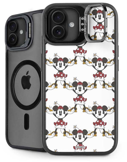 Disney Minnie Mouse Pattern Formation iPhone 16 Plus Kickstand Case