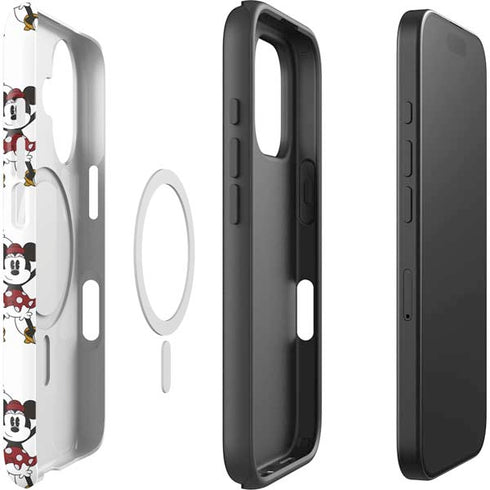 Disney Minnie Mouse Pattern Formation iPhone 16 Plus Magsafe Impact Case