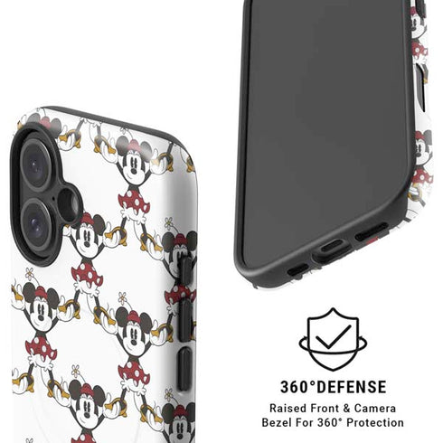 Disney Minnie Mouse Pattern Formation iPhone 16 Plus Magsafe Impact Case