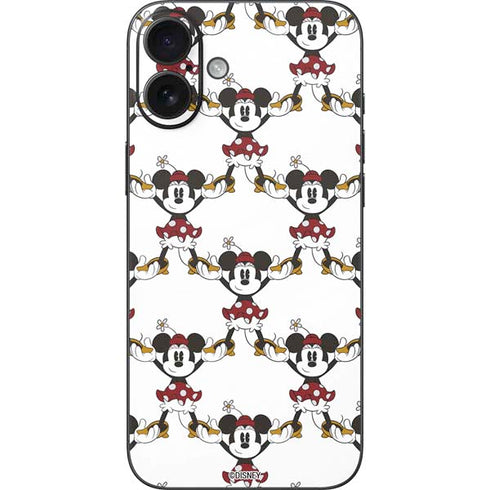 Disney Minnie Mouse Pattern Formation iPhone 16 Plus Skin