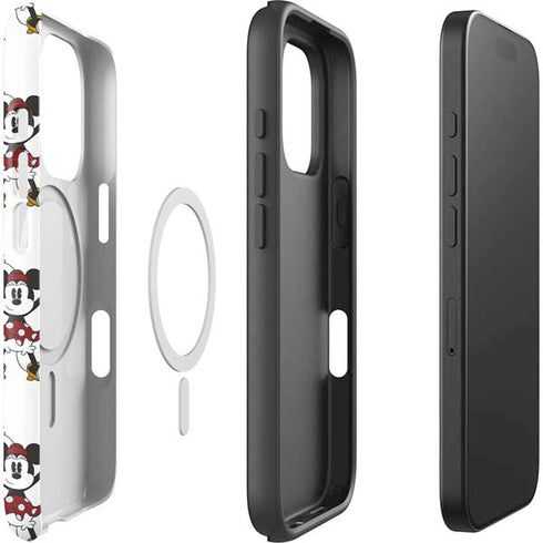 Disney Minnie Mouse Pattern Formation iPhone 16 Pro Magsafe Impact Case