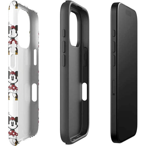 Disney Minnie Mouse Pattern Formation iPhone 16 Pro Max Impact Case