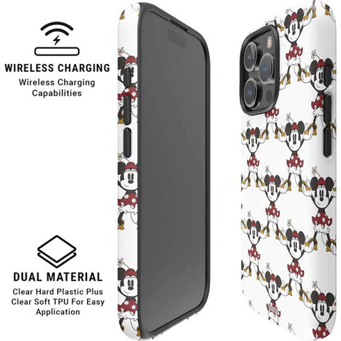 Disney Minnie Mouse Pattern Formation iPhone 16 Pro Max Magsafe Impact Case