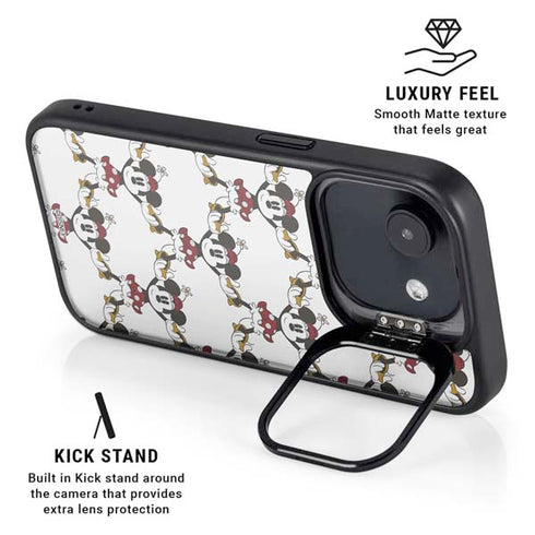Disney Minnie Mouse Pattern Formation iPhone 16e Kickstand Case
