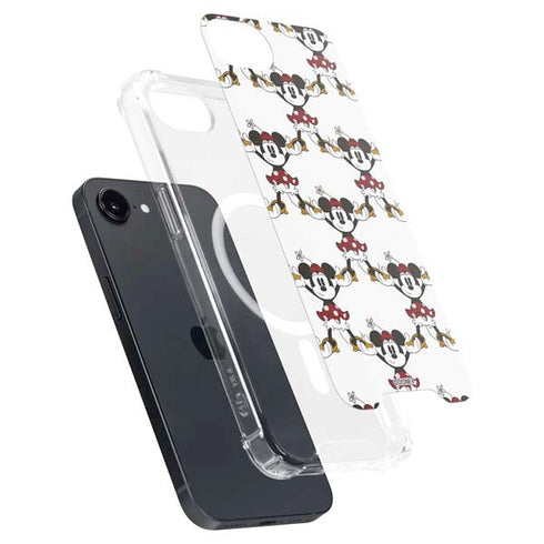 Disney Minnie Mouse Pattern Formation iPhone 16e MagSafe Case
