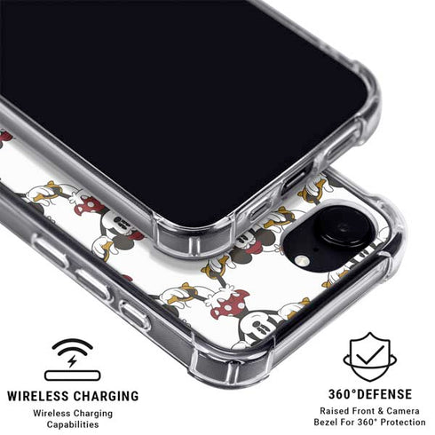 Disney Minnie Mouse Pattern Formation iPhone 16e MagSafe Case