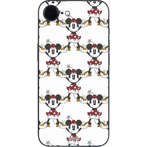 Disney Minnie Mouse Pattern Formation iPhone 16e Skin