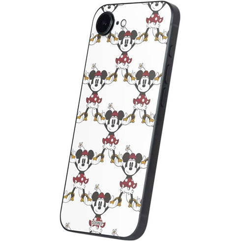 Disney Minnie Mouse Pattern Formation iPhone 16e Skin