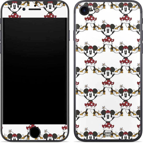 Disney Minnie Mouse Pattern Formation iPhone 7 Skin