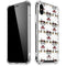 Disney Minnie Mouse Pattern Formation iPhone X/XS Clear Case