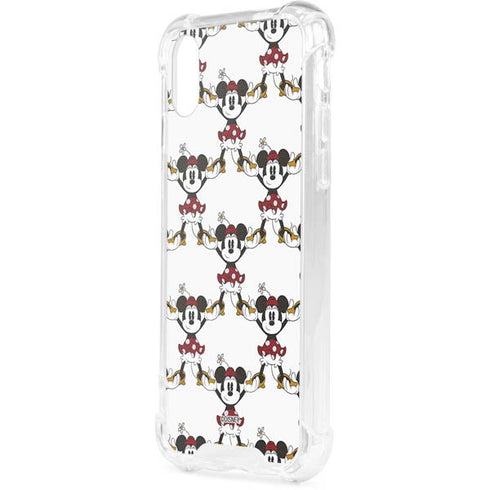 Disney Minnie Mouse Pattern Formation iPhone XS Clear Case