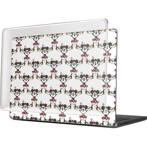 Disney Minnie Mouse Pattern Formation MacBook Pro 14in (2021-24) Case plus Skin