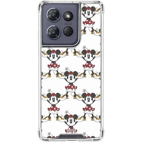 Disney Minnie Mouse Pattern Formation Moto G 5G (2025) Clear Case