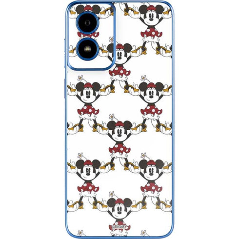 Disney Minnie Mouse Pattern Formation Moto G Play 4G (2024) Skin